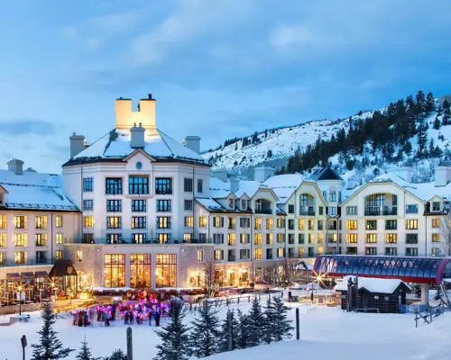 Beaver Creek ski destination in winter