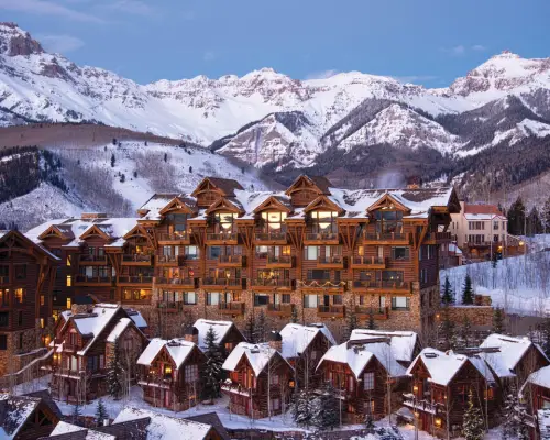 Telluride ski destination in winter