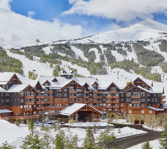 Breckenridge ski destination in winter