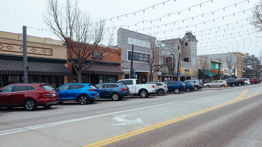 Wilcox Street in downtown Castle Rock, Colorado