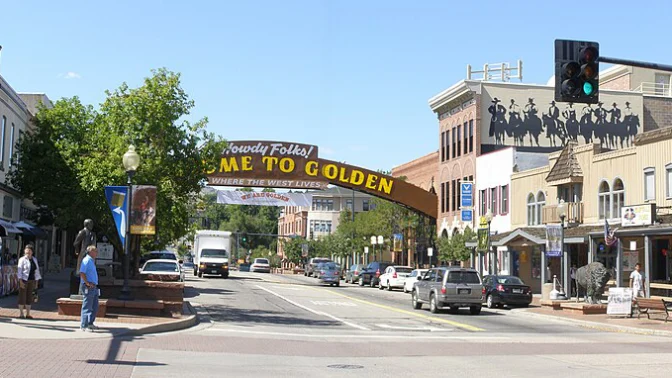 Historic downtown Golden, Colorado